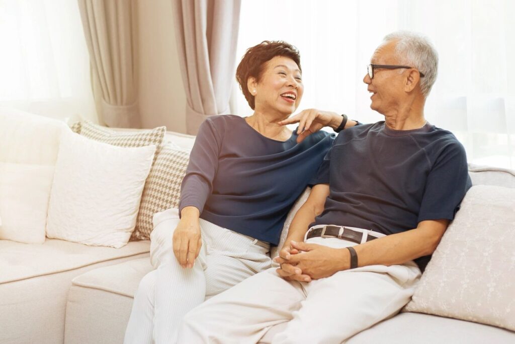 couple on couch