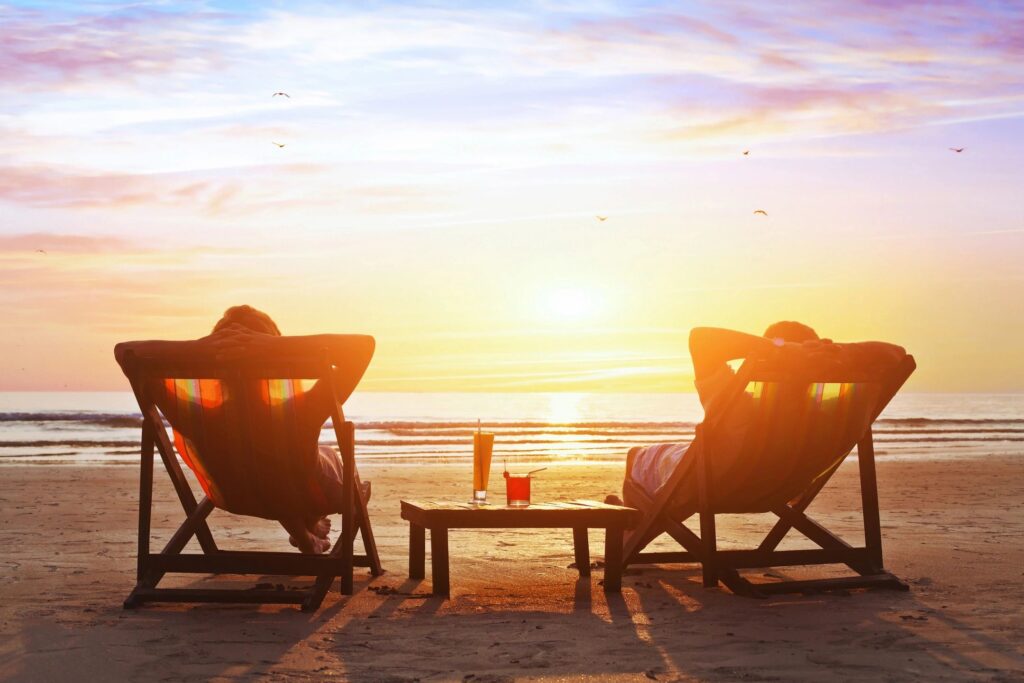 beach chairs