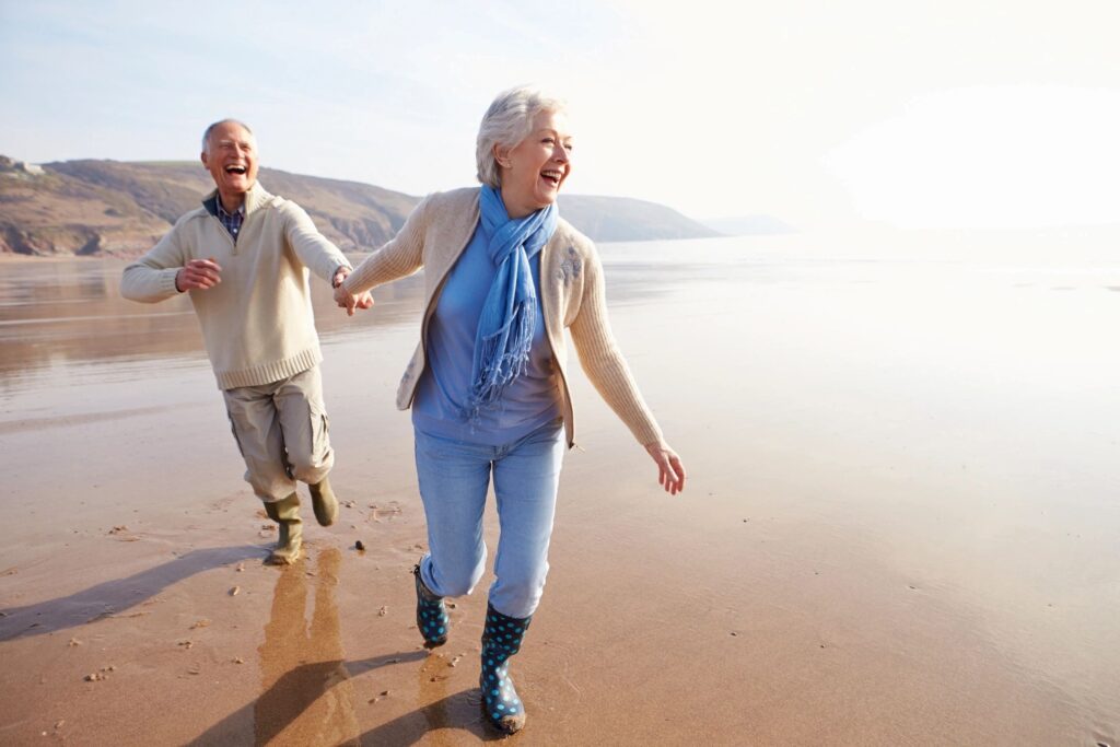 couple on beach