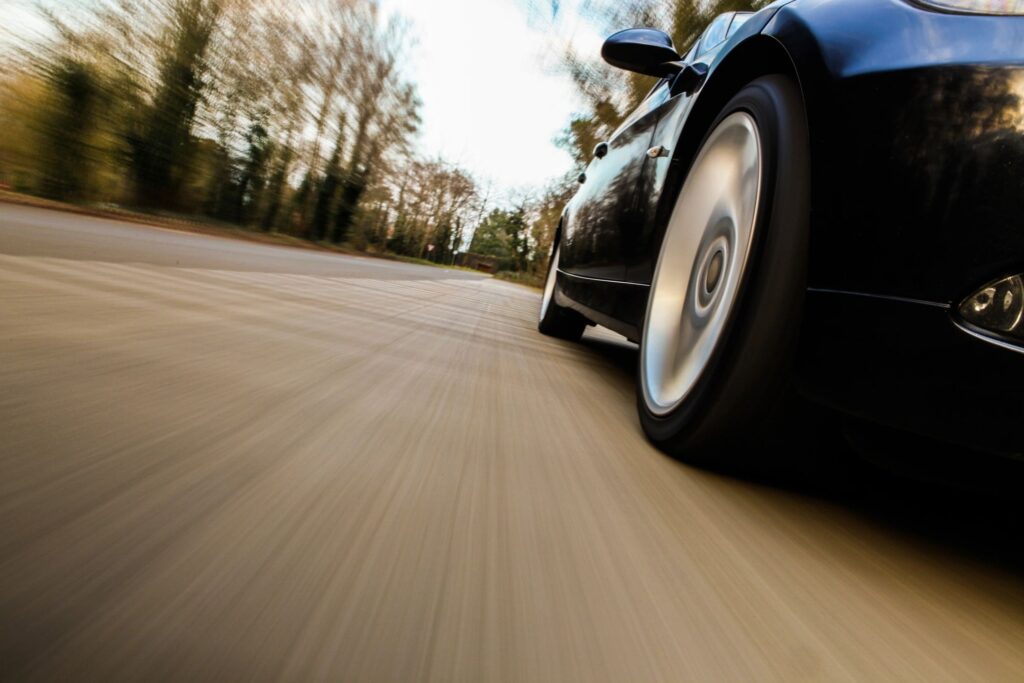 car on road