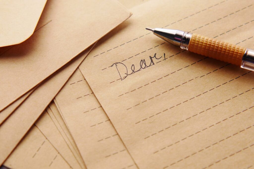 writing letter