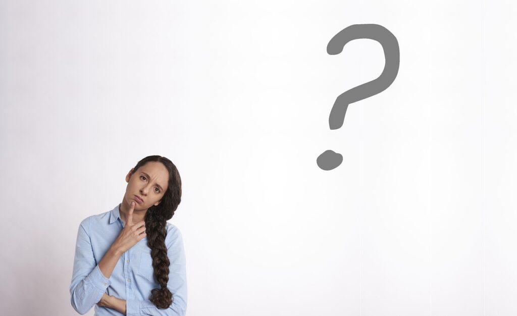 woman questioning something 