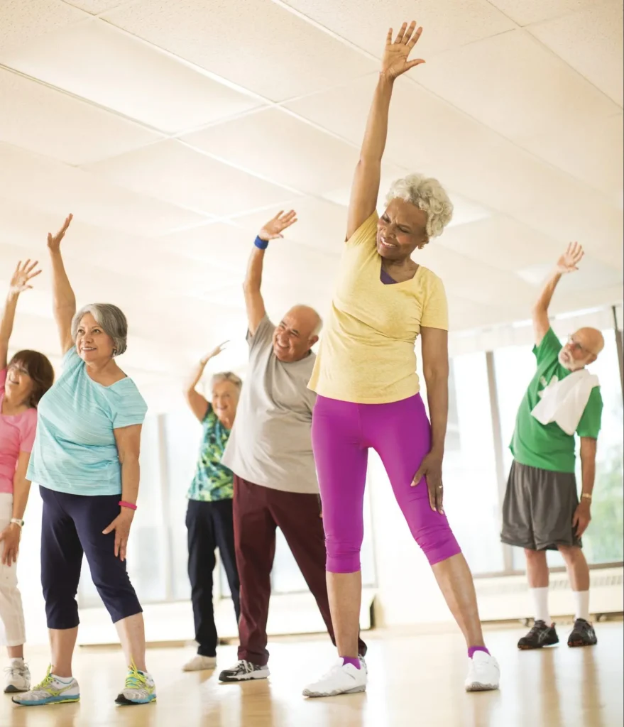 senior fitness class